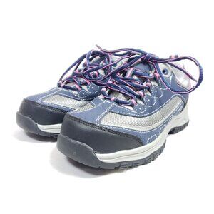 Brahma Steel Toe Shoe Boots Women's Size 6 Blue Gray